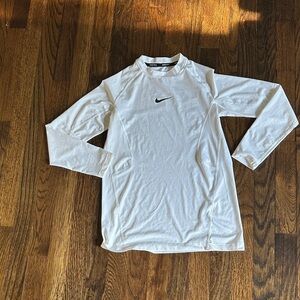 Nike Men's White Long Sleeve Tee